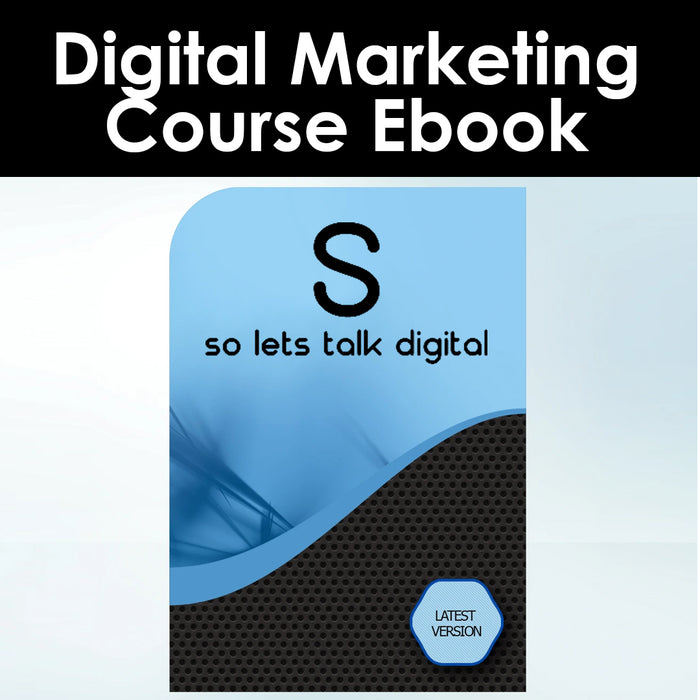 Digital Marketing Course Ebook
