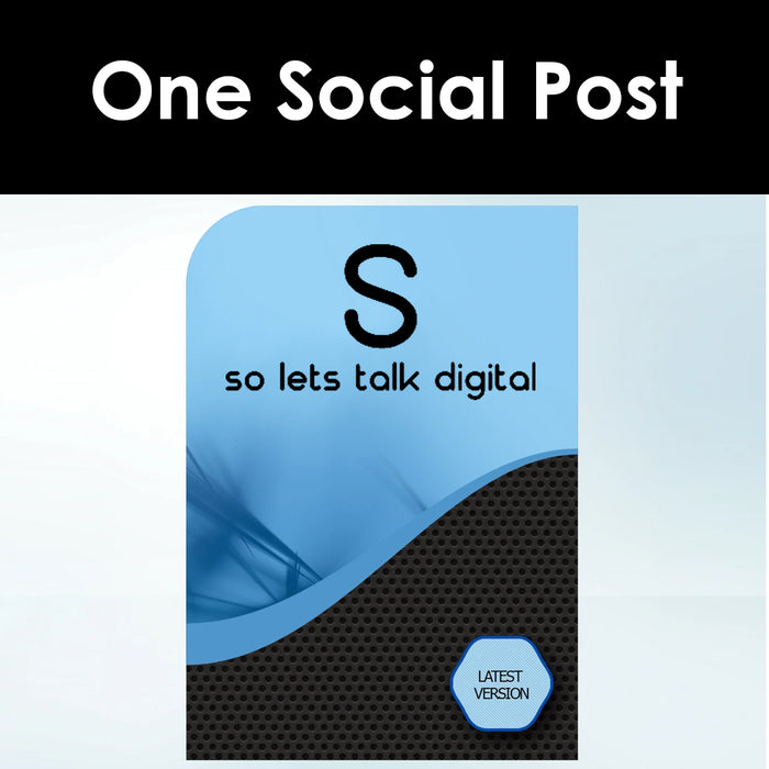 One Social Post